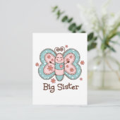 Butterfly Big Sister Briefkaart (Staand voorkant)