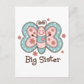 Butterfly Big Sister Briefkaart (Voorkant)