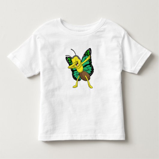 Butterfly bij Hip Hop Dance Dab Kinder Shirts (Voorkant)