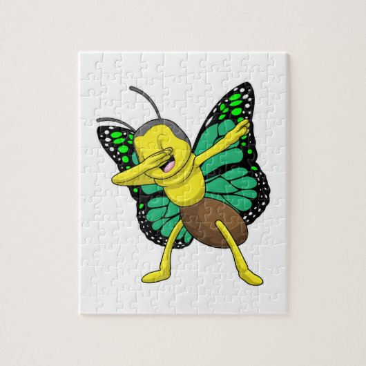 Butterfly bij Hip Hop Dance Dab Legpuzzel (Verticaal)