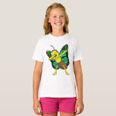 Butterfly bij Hip Hop Dance Dab T-shirt (Voorkant volledig)