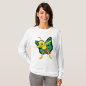 Butterfly bij Hip Hop Dance Dab T-shirt (Voorkant volledig)