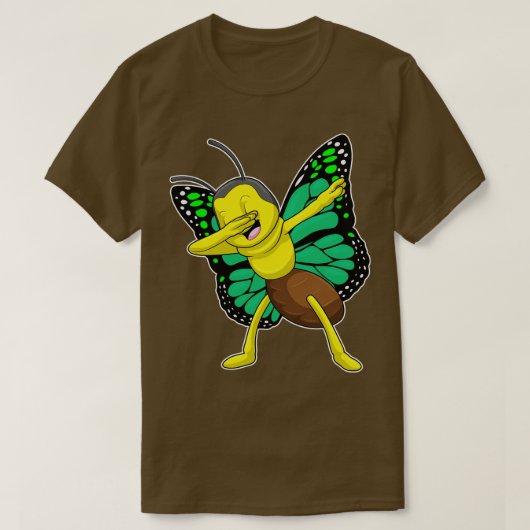Butterfly bij Hip Hop Dance Dab T-shirt (Design voorkant)