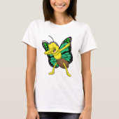 Butterfly bij Hip Hop Dance Dab T-shirt (Voorkant)
