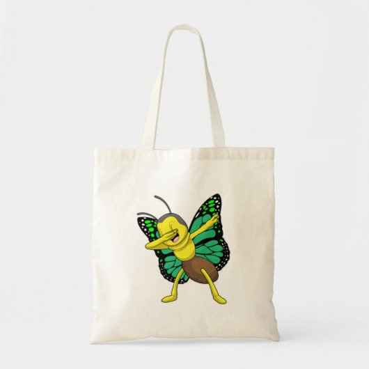 Butterfly bij Hip Hop Dance Dab Tote Bag (Voorkant)