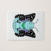 Butterfly bij Yoga Stretching Legs Legpuzzel (Horizontaal)