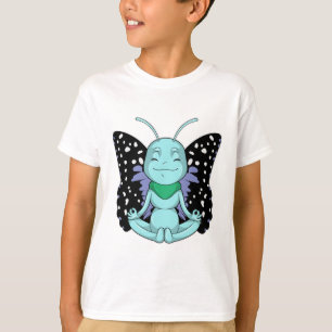 Butterfly bij Yoga Stretching Legs T-shirt