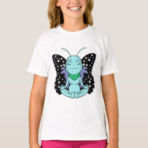 Butterfly bij Yoga Stretching Legs T-shirt