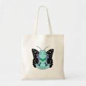 Butterfly bij Yoga Stretching Legs Tote Bag (Voorkant)
