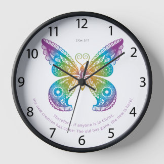 Butterfly Bijbel Verse New Begin 2 Cor. 5.17