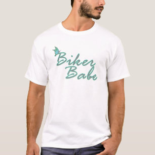 Butterfly Biker Babe Apparel T-shirt