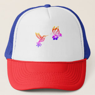 Butterfly & Bird Trucker Hoed – Mooi & vet Pet