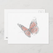 Butterfly (Biro) Briefkaart (Voorkant / Achterkant)