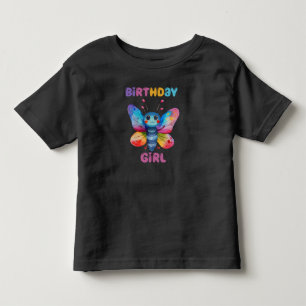 Butterfly Birthday Girl Kinder Shirts