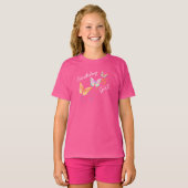 Butterfly Birthday Girl T-shirt (Voorkant volledig)