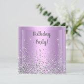 BUTTERFLY BIRTHDAY INVITATIE KAART (Staand voorkant)
