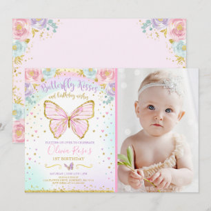 Butterfly Birthday Invitation Butterfly Kaart