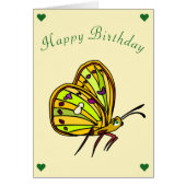 Butterfly Birthday-kaart (Voorkant)