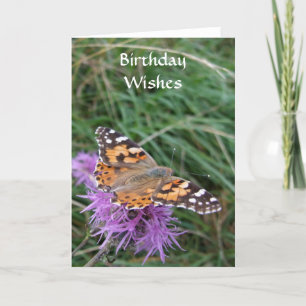 Butterfly Birthday-kaart Kaart
