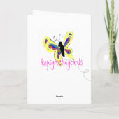 Butterfly Birthday-kaart Kaart (Achterkant)