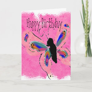 Butterfly Birthday-kaart Kaart