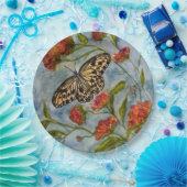 Butterfly Birthday Paper Plates Papieren Bordje (Feest)