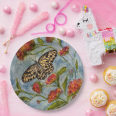 Butterfly Birthday Paper Plates Papieren Bordje (Feest)