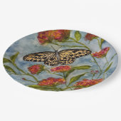 Butterfly Birthday Paper Plates Papieren Bordje (Gekanteld)