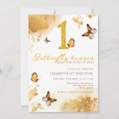 Butterfly Birthday Party Invitation Kaart (Voorkant)