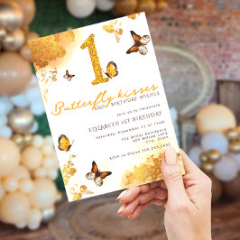 Butterfly Birthday Party Invitation Kaart