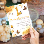 Butterfly Birthday Party Invitation Kaart