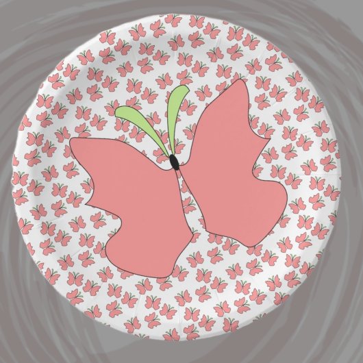 Butterfly Birthday Party Papieren Bordje