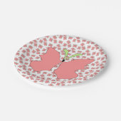 Butterfly Birthday Party Papieren Bordje (Gekanteld)