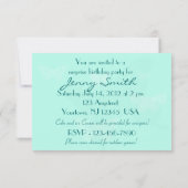 Butterfly Birthday RSVP-kaart Kaart (Achterkant)