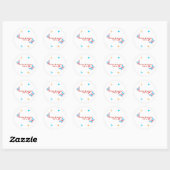Butterfly Birthday Sticker (Vel)