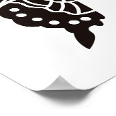 Butterfly Black en White Poster (Hoek)