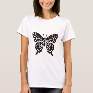 Butterfly Black en White T-shirt