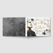Butterfly Black Jurk Quinceanera Gastenboek (Volledig)