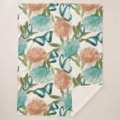 Butterfly Blanket Sherpa Deken (Voorkant)