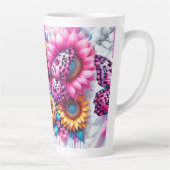 Butterfly Bliss in Bloei Latte Mok (Rechts)