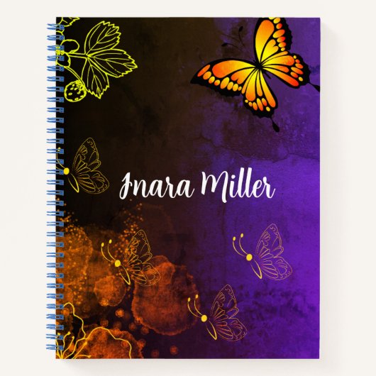 Butterfly Bliss Lined Journal Notitieboek (Voorkant)