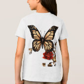 Butterfly Bliss Pastel Paradise Tri-Blend Shirt (Achterkant)