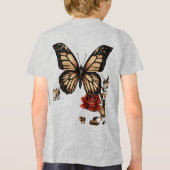 Butterfly Bliss Pastel Paradise Tri-Blend Shirt (Achterkant)