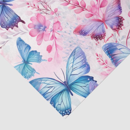 Butterfly Bliss Patroon Decoupage Tissuepapier (Detail)