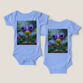 Butterfly Bliss: speelse Baby-T - shirts (Ontwerp Voorkant & Achterkant)