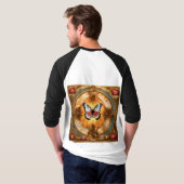 Butterfly Bliss" Unisex T-shirt: Omarm elegantie m T-shirt (Achterkant volledig)