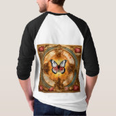 Butterfly Bliss" Unisex T-shirt: Omarm elegantie m T-shirt (Achterkant)