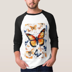 Butterfly Bliss" Unisex T-shirt: Omarm elegantie m T-shirt