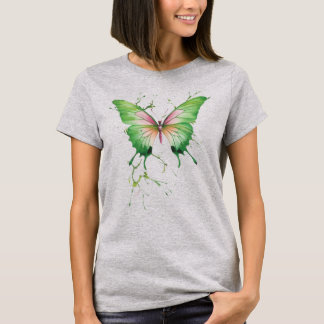 Butterfly Bliss: Verhoog je T-shirt met Graceful