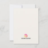 Butterfly Bliss Verjaardag Kaart (Achterkant)